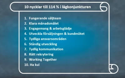 Nyckel 4: Resultat – därför är mål, riktning och relationer avgörande